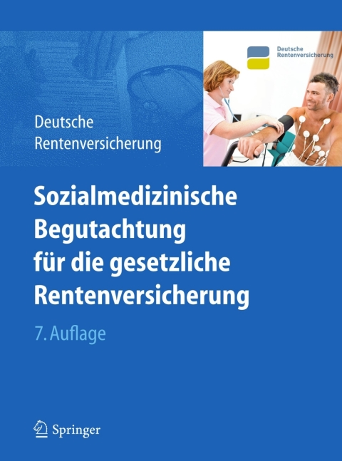 Cover image for book Sozialmedizinische Begutachtung für die gesetzliche Rentenversicherung