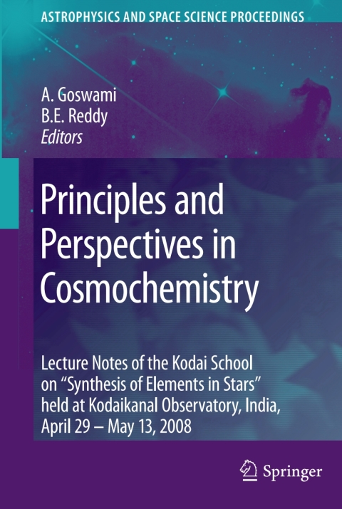 Cover image for book Principles and Perspectives in Cosmochemistry