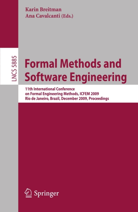 Cover image for book Formal Methods and Software Engineering