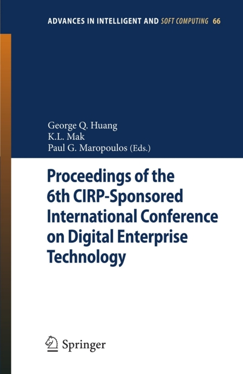 Cover image for book Proceedings of the 6th CIRP-Sponsored International Conference on Digital Enterprise Technology