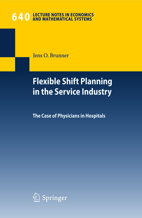 Cover image for book Flexible Shift Planning in the Service Industry