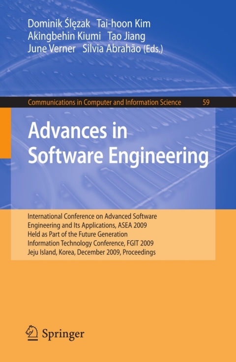 Cover image for book Advances in Software Engineering