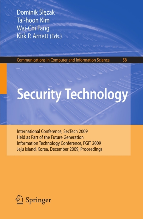 Cover image for book Security Technology