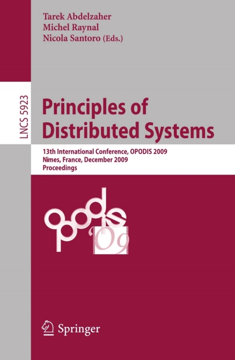 Cover image for book Principles of Distributed Systems