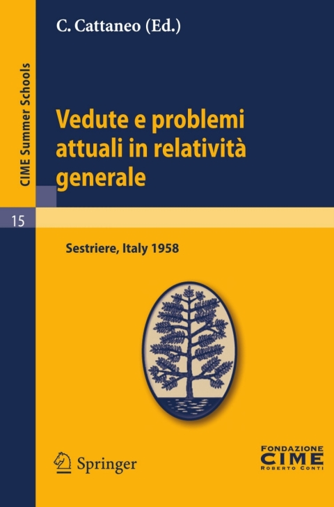 Cover image for book Vedute e problemi attuali in relatività generale