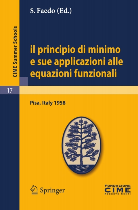 Cover image for book Il principio di minimo e sue applicazioni alle equazioni funzionali