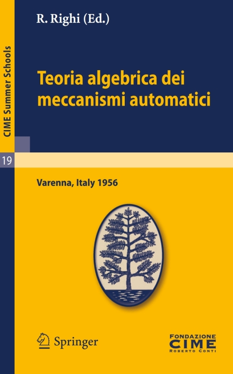 Cover image for book Teoria algebrica dei meccanismi automatici
