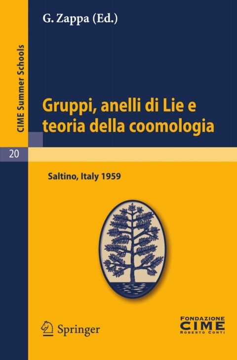 Cover image for book Gruppi, anelli di Lie e teoria della coomologia