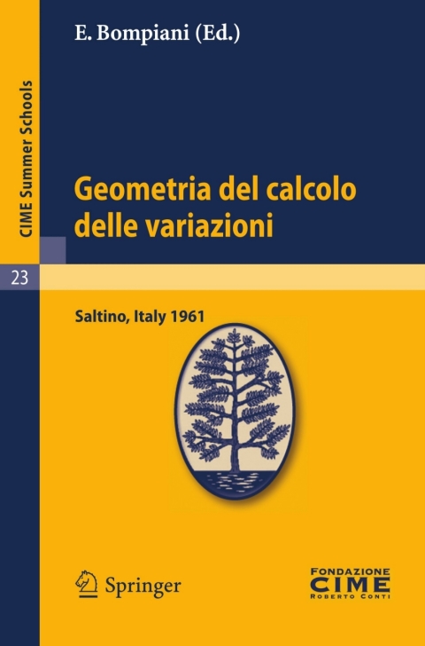 Cover image for book Geometria del calcolo delle variazioni