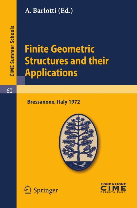 Cover image for book Finite Geometric Structures and their Applications