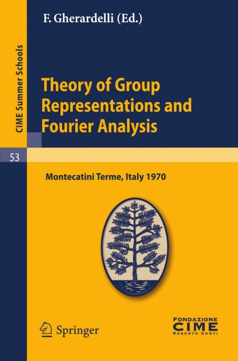 Cover image for book Theory of Group Representations and Fourier Analysis