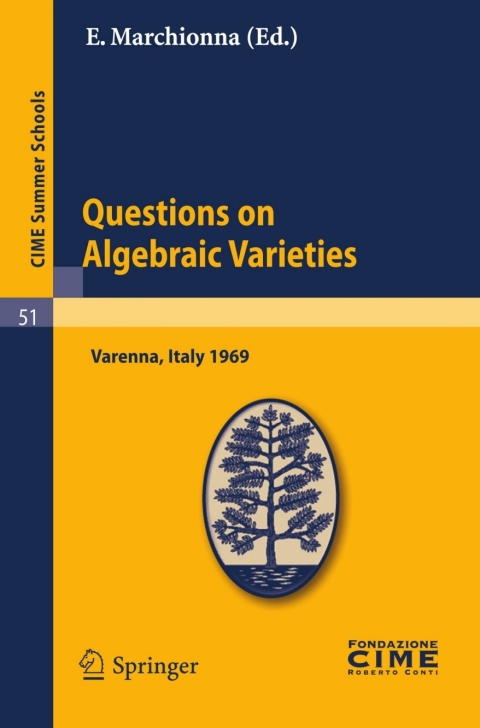 Cover image for book Questions on Algebraic Varieties