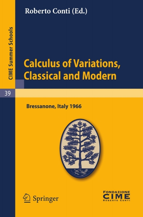 Cover image for book Calculus of Variations, Classical and Modern