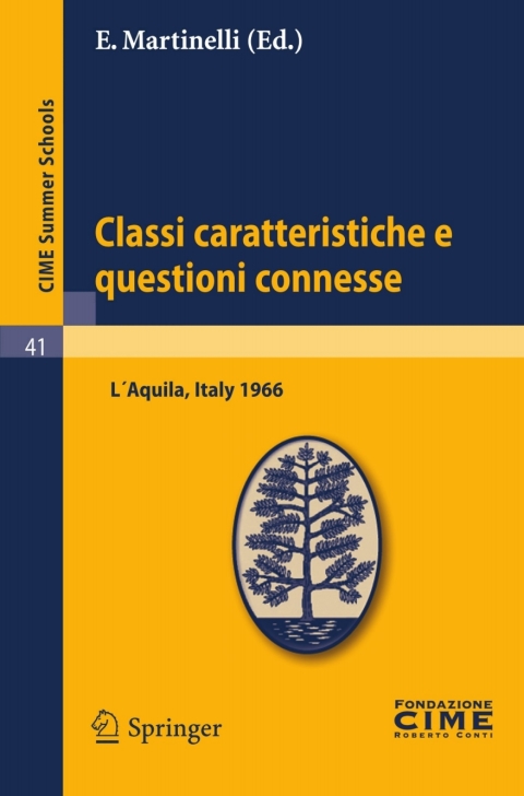 Cover image for book Classi caratteristiche e questioni connesse