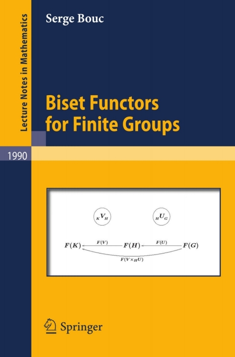 Cover image for book Biset Functors for Finite Groups