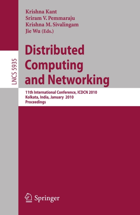 Cover image for book Distributed Computing and Networking