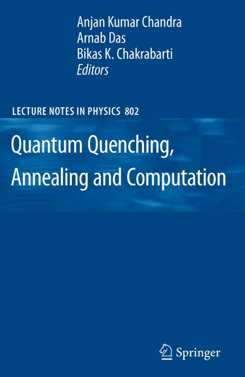 Cover image for book Quantum Quenching, Annealing and Computation