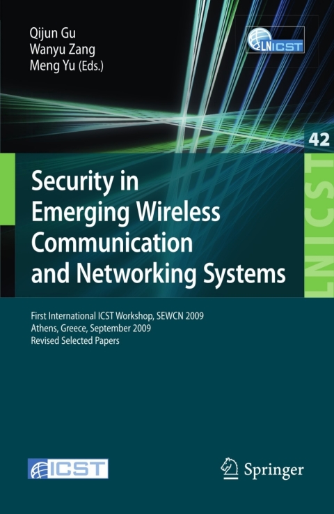 Cover image for book Security in Emerging Wireless Communication and Networking Systems