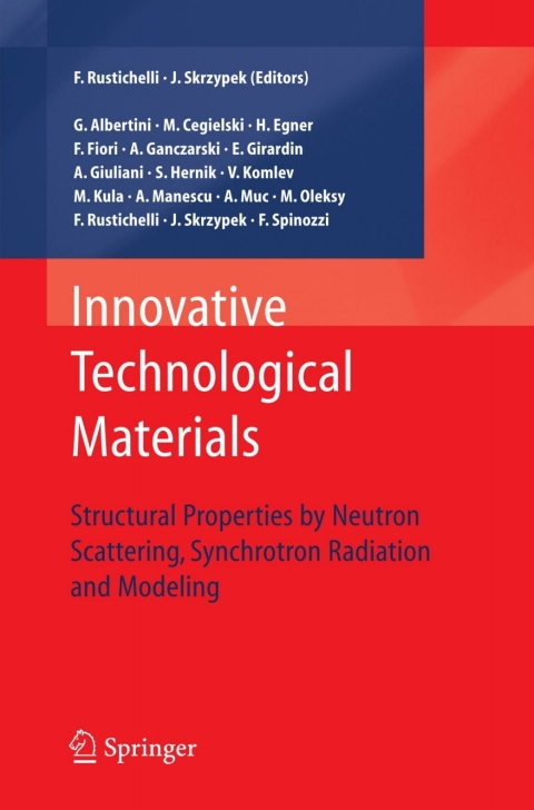 Cover image for book Innovative Technological Materials