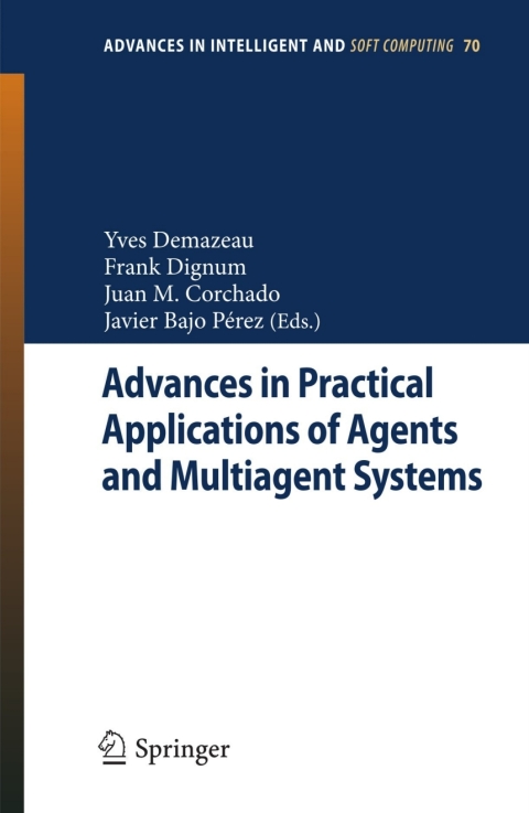 Cover image for book Advances in Practical Applications of Agents and Multiagent Systems