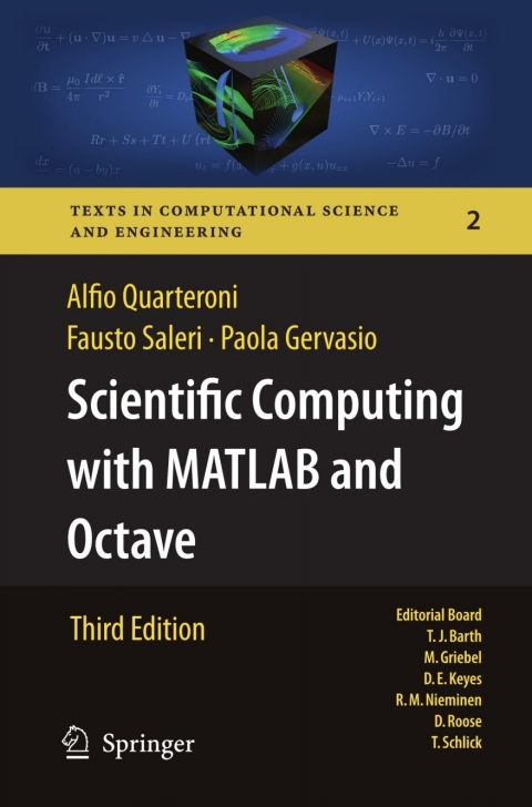 Cover image for book Scientific Computing with MATLAB and Octave