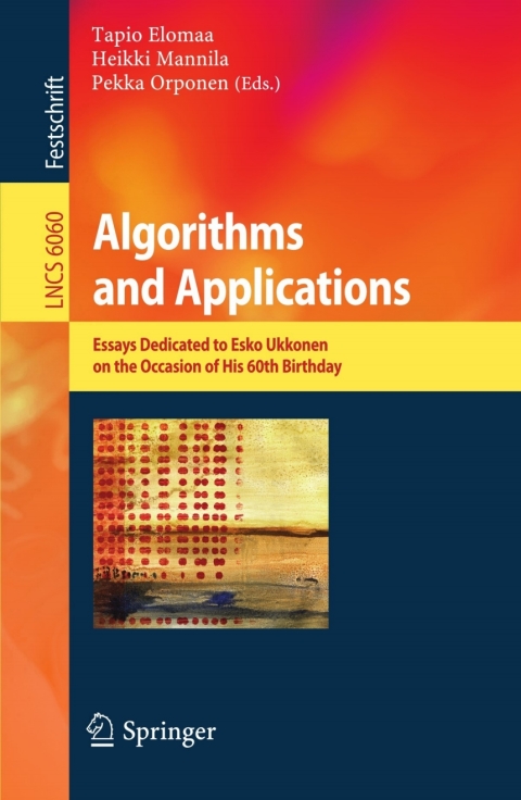 Cover image for book Algorithms and Applications