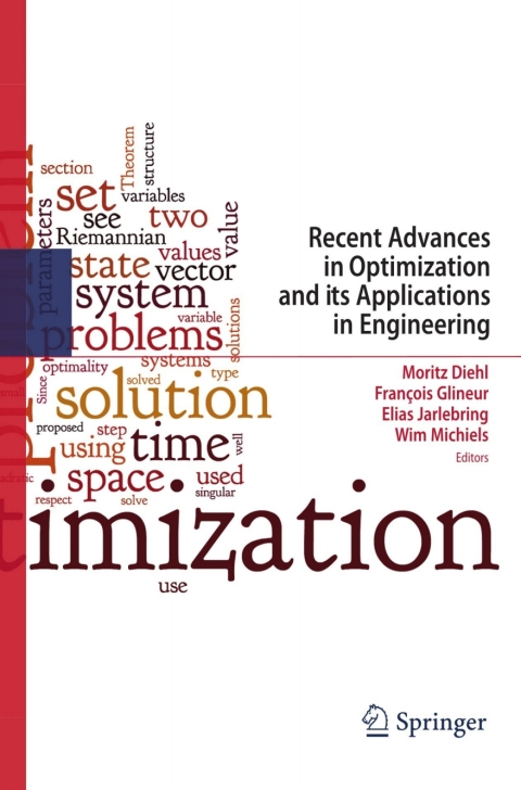 Cover image for book Recent Advances in Optimization and its Applications in Engineering