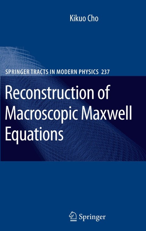Cover image for book Reconstruction of Macroscopic Maxwell Equations