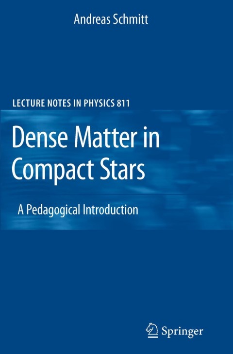 Cover image for book Dense Matter in Compact Stars
