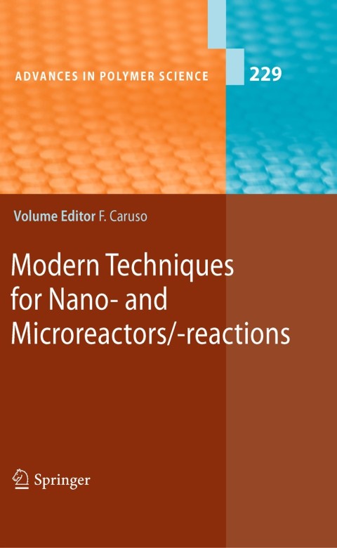 Cover image for book Modern Techniques for Nano- and Microreactors/-reactions