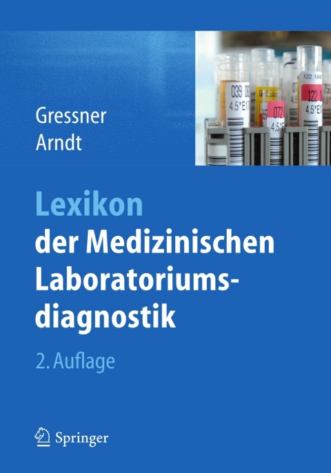 Cover image for book Lexikon der Medizinischen Laboratoriumsdiagnostik