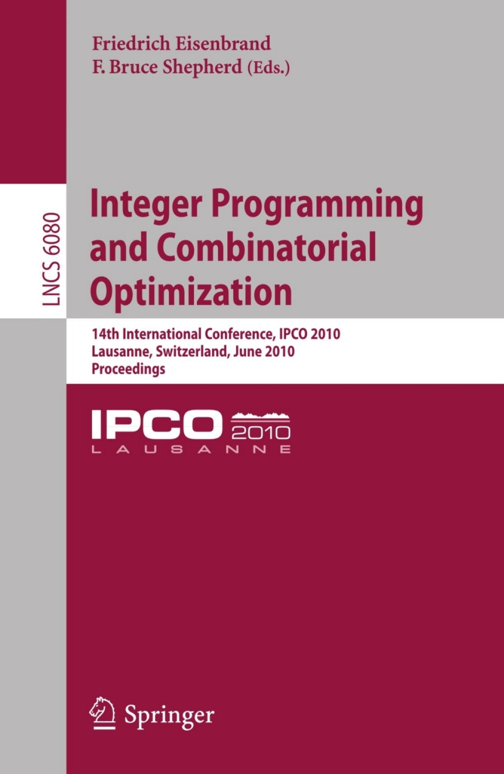 Integer Programming and Combinatorial Optimization - 1st Edition (eBook)