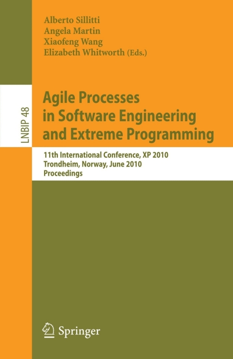 Cover image for book Agile Processes in Software Engineering and Extreme Programming