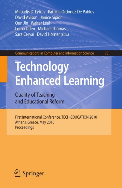 Cover image for book Technology Enhanced Learning: Quality of Teaching and Educational Reform