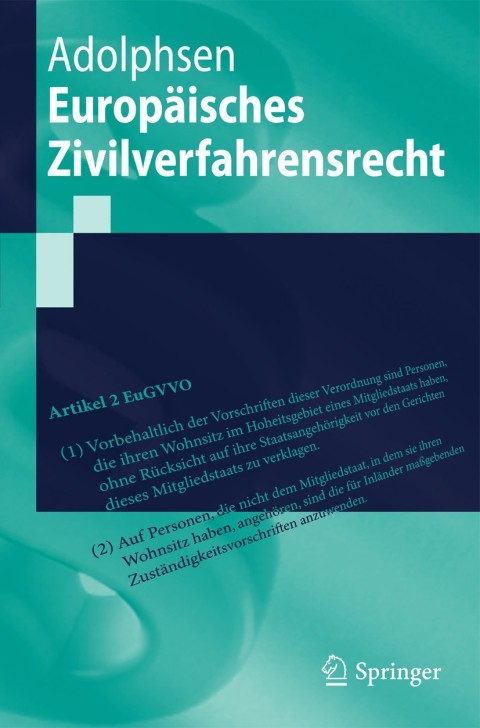 Cover image for book Europäisches Zivilverfahrensrecht