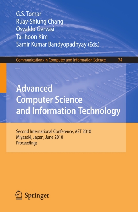 Cover image for book Advanced Computer Science and Information Technology
