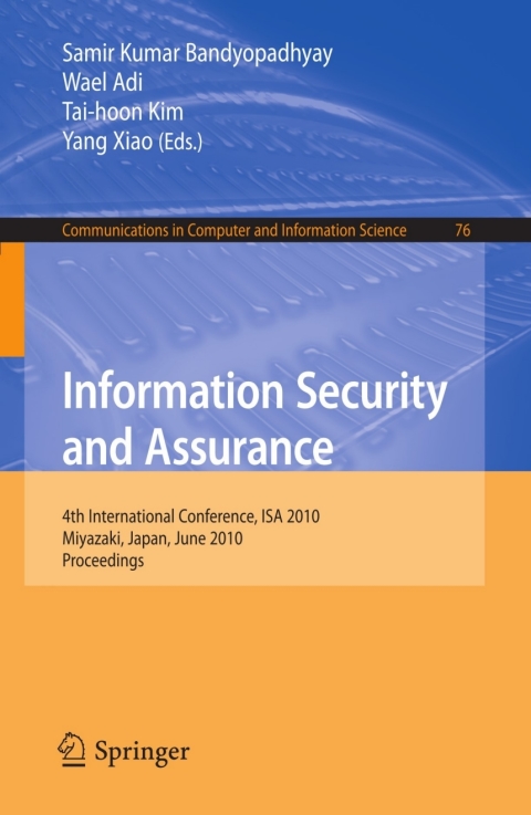 Cover image for book Information Security and Assurance