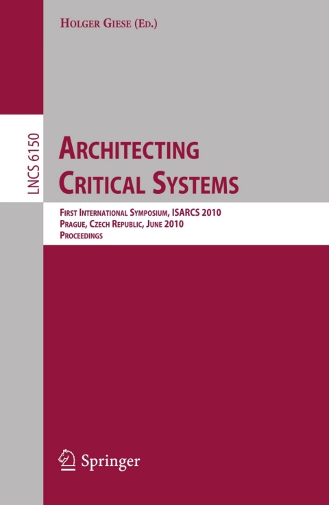 Cover image for book Architecting Critical Systems