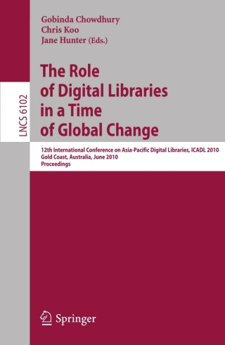 The Role of Digital Libraries in a Time of Global Change