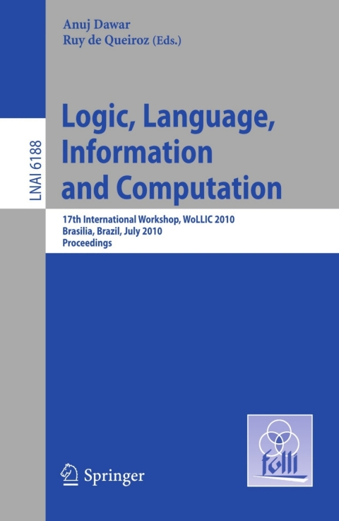 Cover image for book Logic, Language, Information and Computation