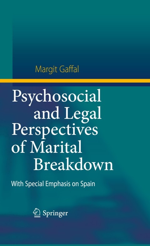 Cover image for book Psychosocial and Legal Perspectives of Marital Breakdown