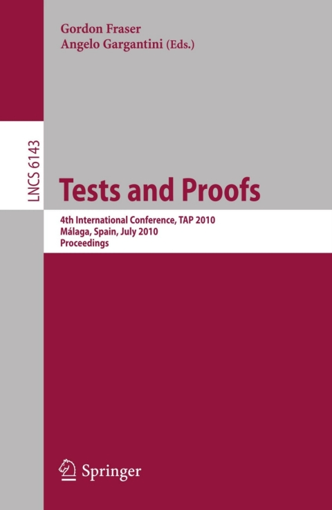 Cover image for book Tests and Proofs