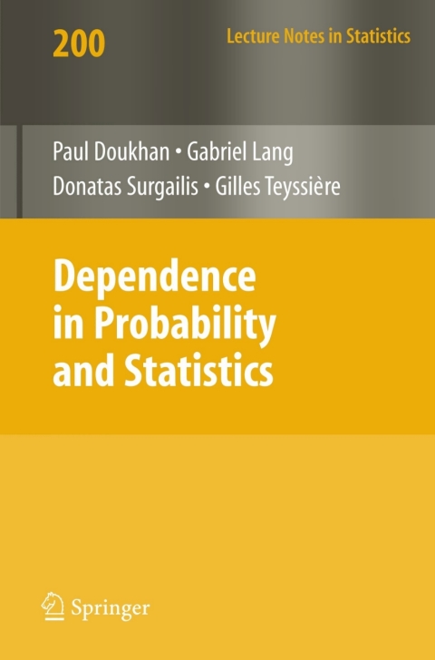 Cover image for book Dependence in Probability and Statistics