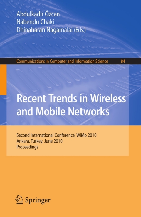Recent Trends in Wireless and Mobile Networks 
