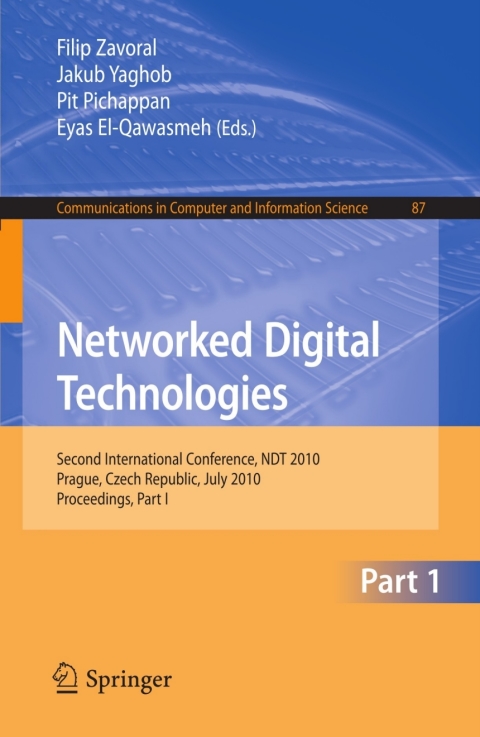 Cover image for book Networked Digital Technologies, Part I