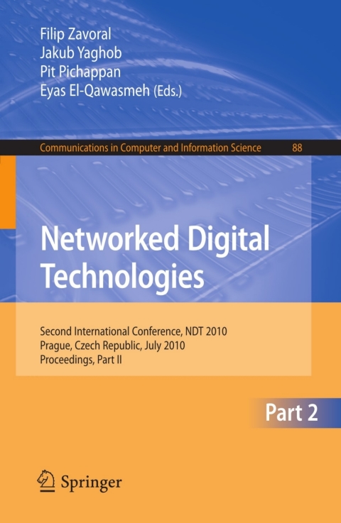 Cover image for book Networked Digital Technologies, Part II