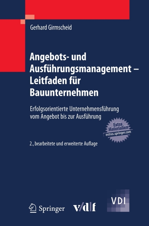Cover image for book Angebots- und Ausführungsmanagement - Leitfaden für Bauunternehmen