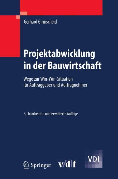 Cover image for book Projektabwicklung in der Bauwirtschaft