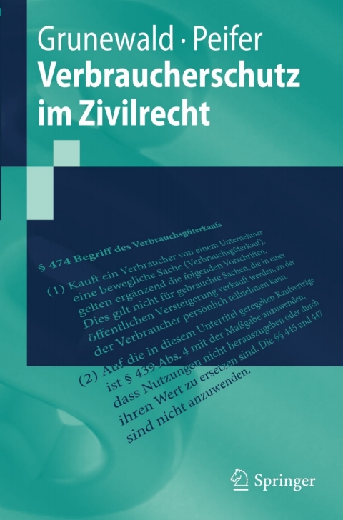Cover image for book Verbraucherschutz im Zivilrecht