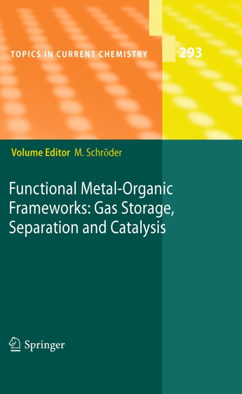 Cover image for book Functional Metal-Organic Frameworks: Gas Storage, Separation and Catalysis